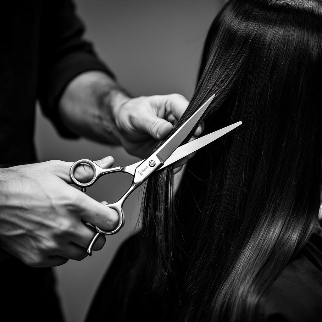 Coupe et brushing chez Batista Coiffure à Genève